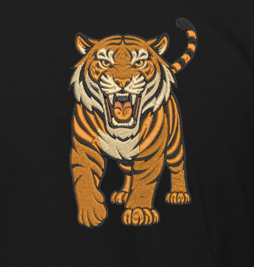 Tiger Embroidery T-shirt