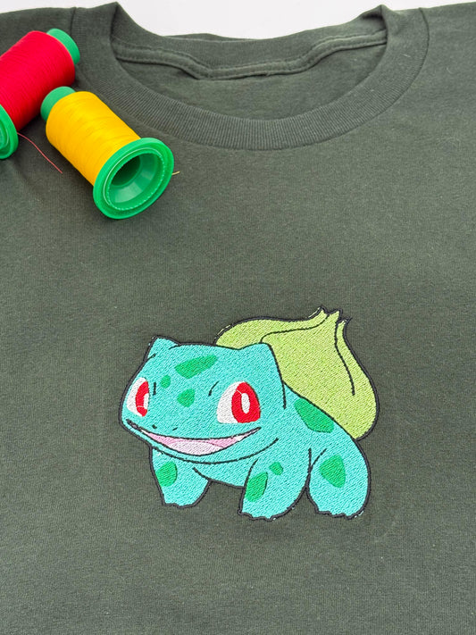 Bulbasaur Embroidered T-Shirt