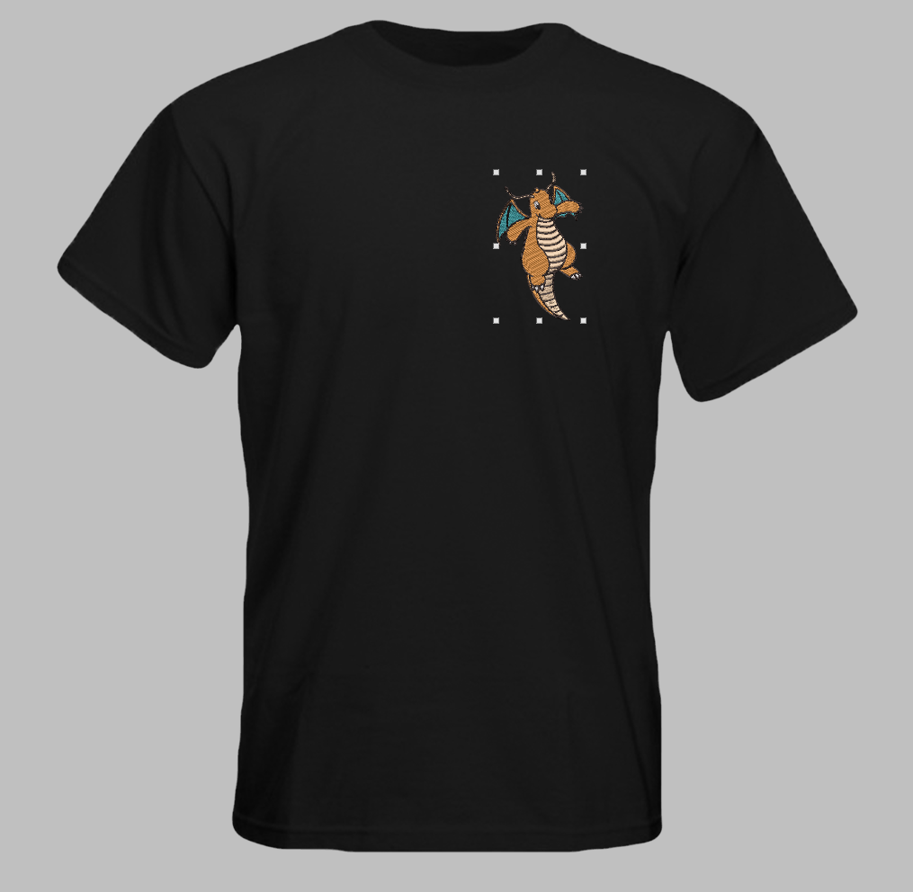 Dragonite Embroidery T-Shirt