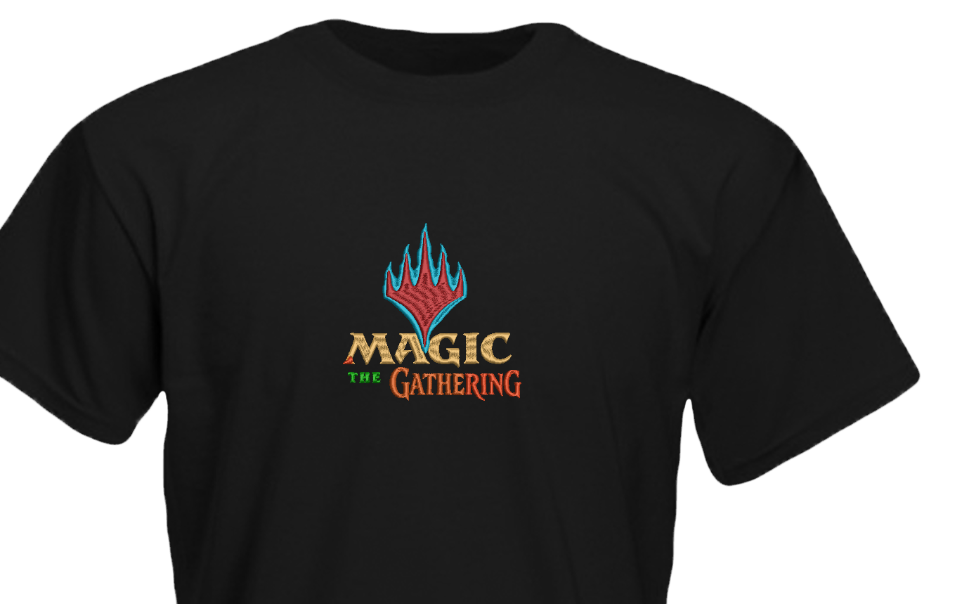 Magic The Gathering (MtG) Embroidery T-Shirt