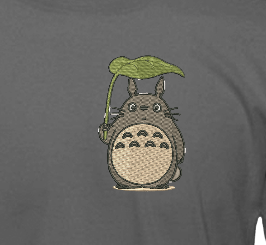 Totoro Embroidery T-Shirt