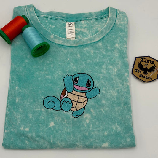 Squirtle Embroidered T-Shirt